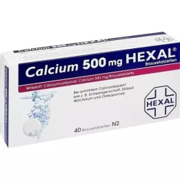 CALCIUM 500 HEXAL efektivne tablete, 40 ST