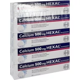 CALCIUM 500 HEXAL efektivne tablete, 100 ST