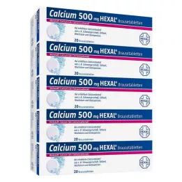 CALCIUM 500 HEXAL šumećih tableta, 100 kom