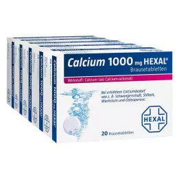 CALCIUM 1000 HEXAL šumeće tablete, 100 kom