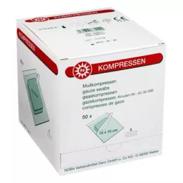 MULLKOMPRESSEN 10x10 cm sterilni 8-struki, 50X2 kom