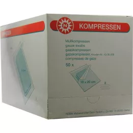MULLKOMPRESSEN 10x20 cm sterilni 8-struki, 50X2 kom
