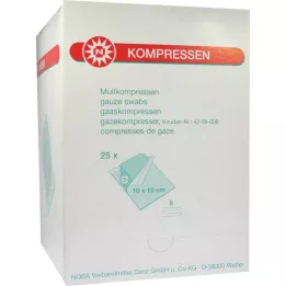 MULLKOMPRESSEN 10x10 cm sterilni 8-smjerni, 25X5 kom