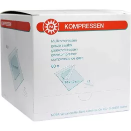 MULLKOMPRESSEN 10x10 cm sterilni 12-putni, 60 kom