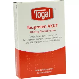 TOGAL Ibuprofen akut 400 mg filmom obložene tablete, 20 kom