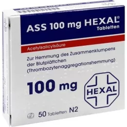 ASS 100 HEXAL tablete, 50 sati