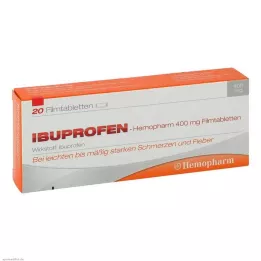 IBUPROFEN Hemopharm 400 mg filmom obložene tablete, 20 kom