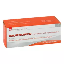 IBUPROFEN Hemopharm 400 mg filmom obložene tablete, 50 kom