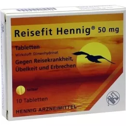 REISEFIT Hennig tablete od 50 mg, 10 sati