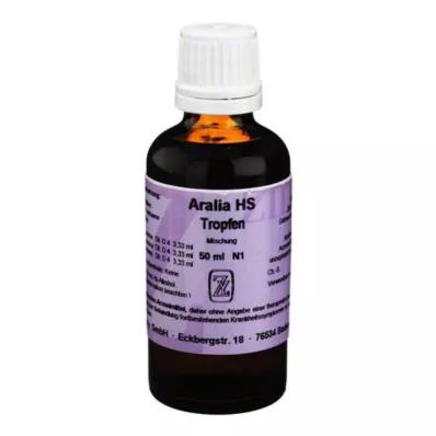 ARALIA HS kapi, 50 ml ARALIA HS kapi, 50 ml