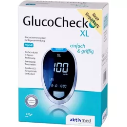 GLUCOCHECK XL Uređaj za mjerenje šećera u krvi Set Mg/DL, 1 ST