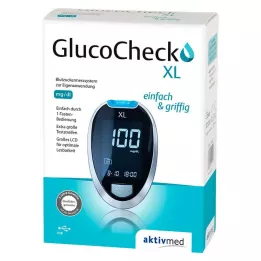 GLUCOCHECK XL Set mjerača glukoze u krvi mg/dl, 1 kom