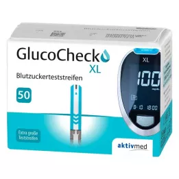 GLUCOCHECK XL Trake za mjerenje glukoze u krvi, 50 kom