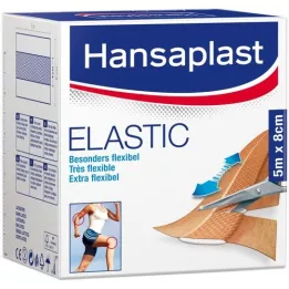HANSAPLAST Elastični flaster 8 cmx5 m, 1 kom