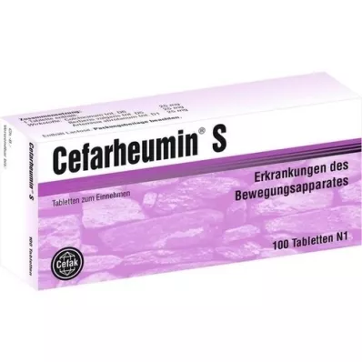 CEFARHEUMIN S tablete, 100 ST CEFARHEUMIN S tablete, 100 ST