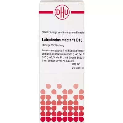 LATRODECTUS mactans D 15 razrjeđenje, 50 ml LATRODECTUS mactans D 15 razrjeđenje, 50 ml