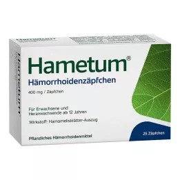 HAMETUM Čepići za hemoroide, 25 kom