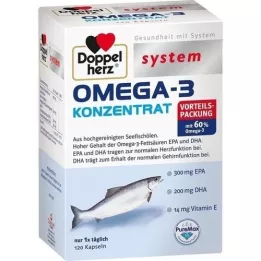 DOPPELHERZ Kapsule koncentrata omega-3, 120 ST