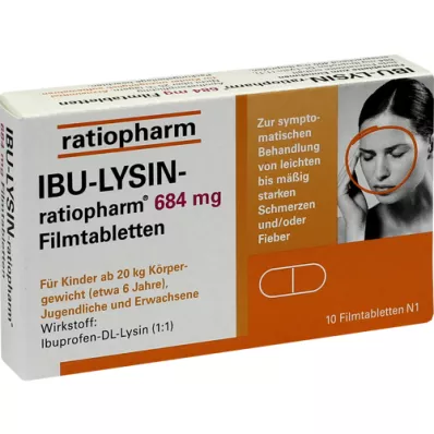 IBU-LIZINratiopharm 684 mg filmom obložene tablete, 10 kom