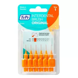 Tepe Interdental brush 0.45mm orange, 6 pcs