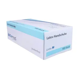 Latex rukavice jednokratne nepuderirane M, 100 kom