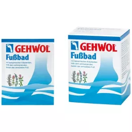 GEHWOL Porcijsko pakiranje kupke za stopala, 10X20 g