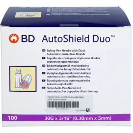 BD AUTOSHIELD Duo Safety Pen igle 5 mm, 100 kom