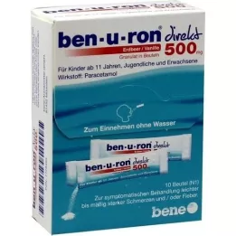 BEN-U-RON direct 500 mg granule jagoda/vanilija, 10 kom