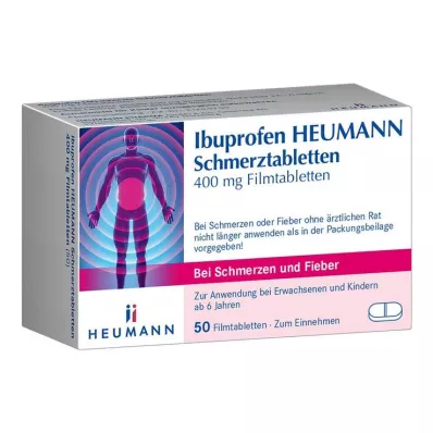 IBUPROFEN Heumann Tablete protiv bolova 400 mg, 50 kom IBUPROFEN Heumann Tablete protiv bolova 400 mg, 50 kom