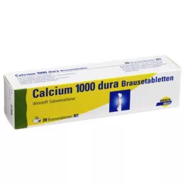 CALCIUM 1000 dura šumeće tablete, 20 kom