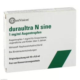 DURAULTRA N sine kapi za oko, 10X0,6 ml