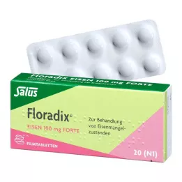 FLORADIX Željezo 100 mg forte filmom obložene tablete, 20 kom
