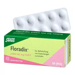 FLORADIX Željezo 100 mg forte filmom obložene tablete, 50 kom