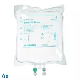 RINGER LÖSUNG B.Braun Spüllsg.ecobag Click, 4x3000 ml