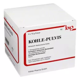 KOHLE pulvis prah, 4X10 g