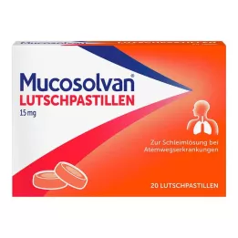 MUCOSOLVAN Pastile 15 mg, 20 kom