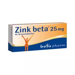 ZINK BETA 25 šumećih tableta, 40 kom