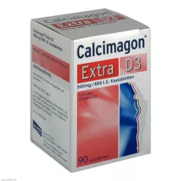 CALCIMAGON Extra D3 tablete za žvakanje, 90 kom
