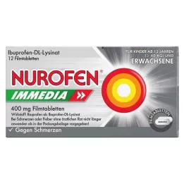 NUROFEN IMMEAT 400 mg tablete prekrivenih filmom, 12 sati