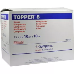 TOPPER 8 sastoji se od 10x10 cm sterilni, 75x2 ST
