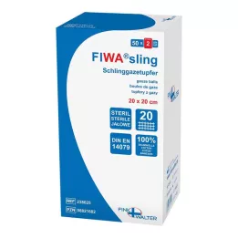 SCHLINGGAZETUPFER 20x20 cm sterilna šljiva -veličina, 50x2 ST