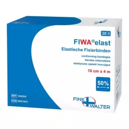 FIXIERBINDE elastična 10 cmx4 m slobodna, 1X20 kom