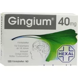 GINGIUM 40 mg tablete prekrivenih filmom, 120 ST