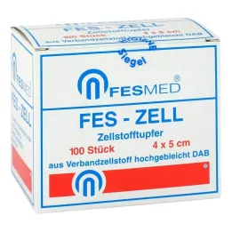 ZELLSTOFFTUPFER FES ZELL visok 4x5 cm, 100 sati