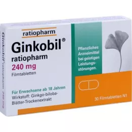 Ginkobil-ratiopharm 240 mg tableta prekrivenih filmskom tabletama, 30 sati