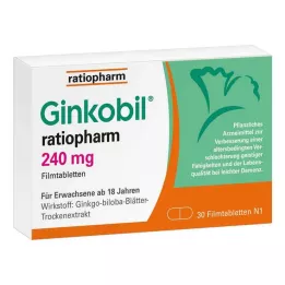 GINKOBIL-ratiopharm 240 mg filmom obložene tablete, 30 kom
