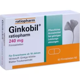 Ginkobil-ratiopharm 240 mg tablete presvučenih filmskim tabletama, 60 ST