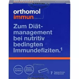 ORTHOMOL Immun direct granulat malina/mentol, 7 kom