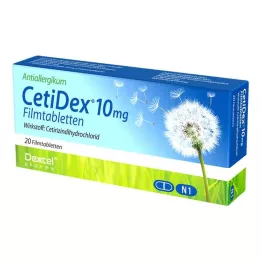 CETIDEX 10 mg filmom obložene tablete, 20 kom