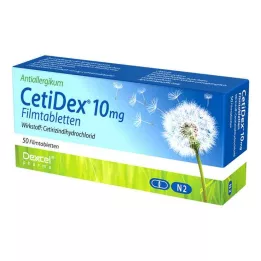 CETIDEX 10 mg filmom obložene tablete, 50 kom